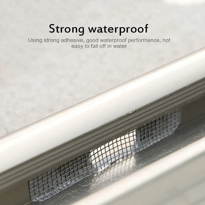 50/25/15pcs Window Screen Repair Stickers Tape Adhesive Anti Mosquito Door Mesh Patch Tape Broken Holes Repair Screen Wall Patch