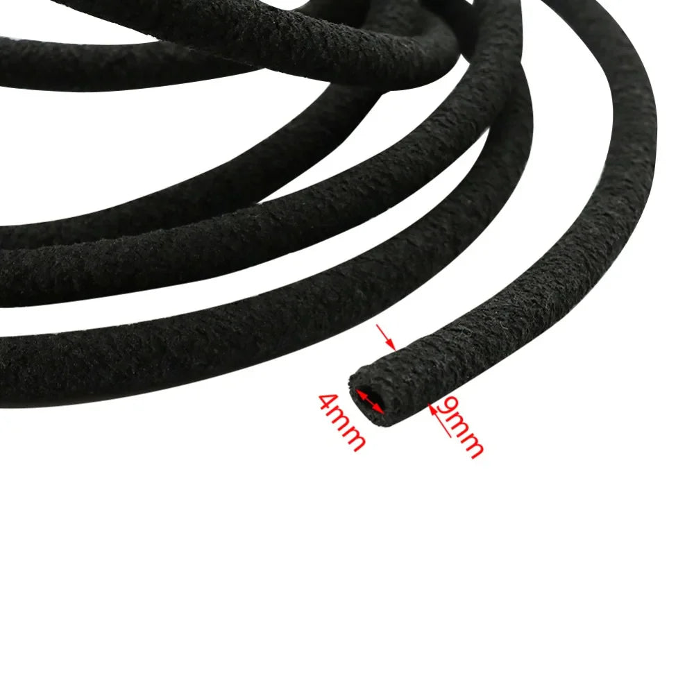 5m Perforated Water Pipe Rubber PVC Black Hose Buried Underground Irregular Microporous Uniform Water Garden Irrigation Watering