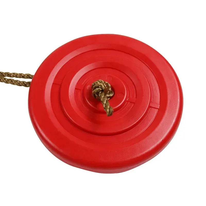 Children's Disc Swing, Indoor and Outdoor Sports for Kids, Red and Blue Thickened Octagonal Petal Swing, Hanging Swing Toy, Rock