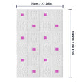 70cm*1M 3D Brick Pattern Wall Panels Wallpaper DIY Waterproof for Living Room Bedroom Kitchen Background Wall Decoration