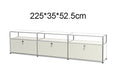 Module Furniture  Storage Modular DIY Shelf Sideboard Customized Size Night Stand Cabinet Stainless Steel Home Use