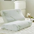 Bamboo Fiber Pillow Slow Rebound Health Care Memory Foam Pillow Memory Foam Pillow Orthopedic Pillows Support NeckRelief