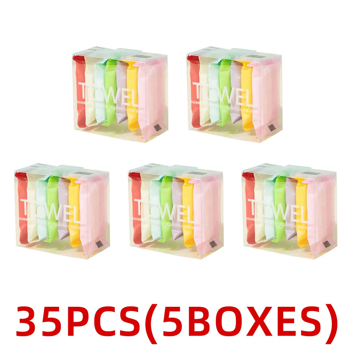 Thickened Compressed Towel Set Individually Packaged Disposable Face Towel Essential For Outdoor Cleaning Hygiene During Travel