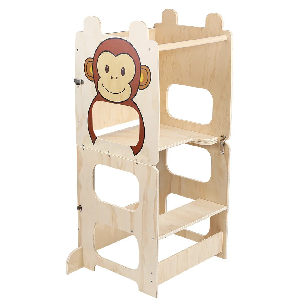 Children's Montessori observation tower Kitchen & learning aid-Transformable into Desk-stylish & versatile Design