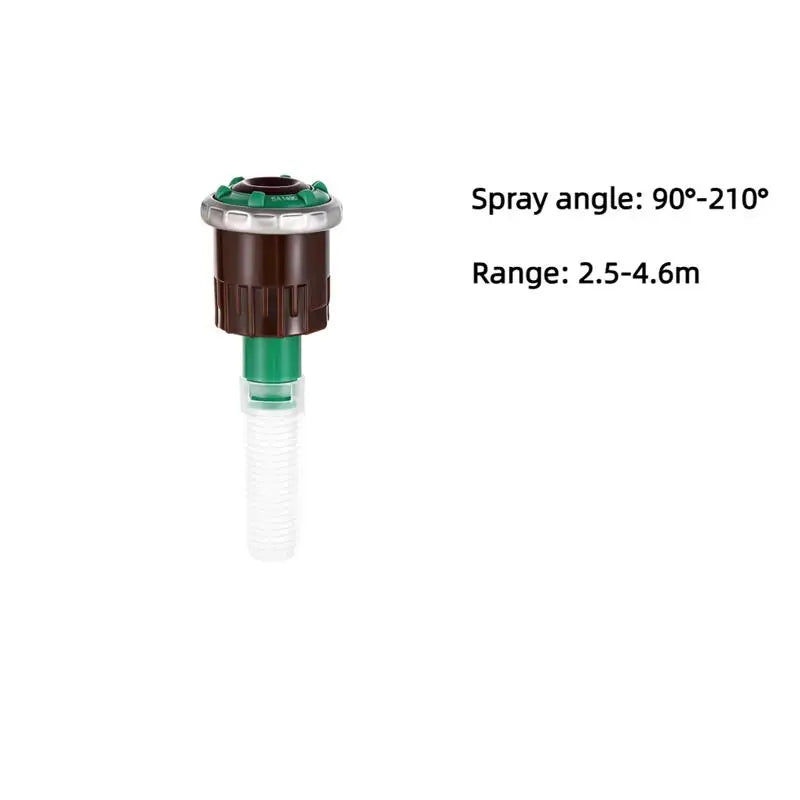 1Pc Adjustable Ray Jet Nozzle Sprinkler with 90-210/360 Arc 2.5-9.1m Range for Garden Lawn Irrigation Rotary Sprinkler