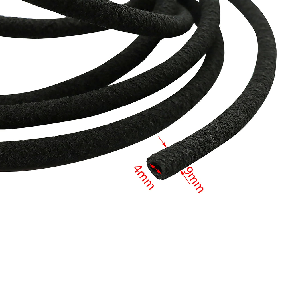 5m Perforated Water Pipe Rubber PVC Black Hose Buried Underground Irregular Microporous Uniform Water Garden Irrigation Watering