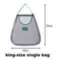 Reusable Mesh Storage Bags for Kitchen, Hanging Fruit Vegetable Organizer for Ginger Garlic Onion Potato