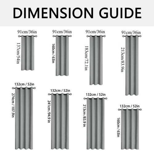 2pcs Modern 100% Blackout Solid Curtains, Window Curtains for Living Room, Bedroom, Kitchen, Home Decoration, Privacy Draps