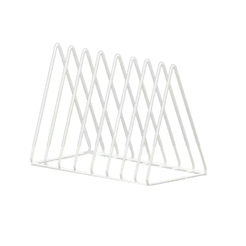 9-grid CD Rack Vinyl Record Storage Rack Triangular Magazine Stand, Bedroom Desktop Storage,5-grid CD/movie Rack ﻿