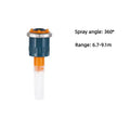 1Pc Adjustable Ray Jet Nozzle Sprinkler with 90-210/360 Arc 2.5-9.1m Range for Garden Lawn Irrigation Rotary Sprinkler