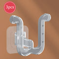 Slipper Rack, 3PCS Waterproof U-Shape Wall Mounted Shoe Rack, Self Adhesive Wall Hanging Shoe Rack, Space-Saving Shoe Hanger for
