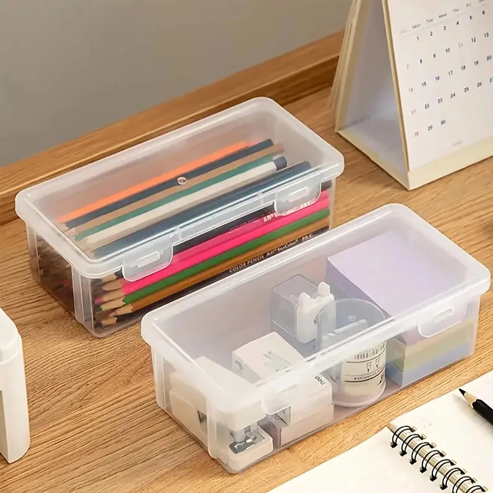 LOLEDE Pencil Cases Useful School Supplies Kawaii Stationery Organizer Bag Astethic Holster DIY Office Pen Box Kits Sacs Pen Box