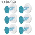 12pcs Magnetic Hooks Wall Mounted Remote Control Magnet Holder Key Anti-Lost Router Socket Organizer Hook Mini Home Storage