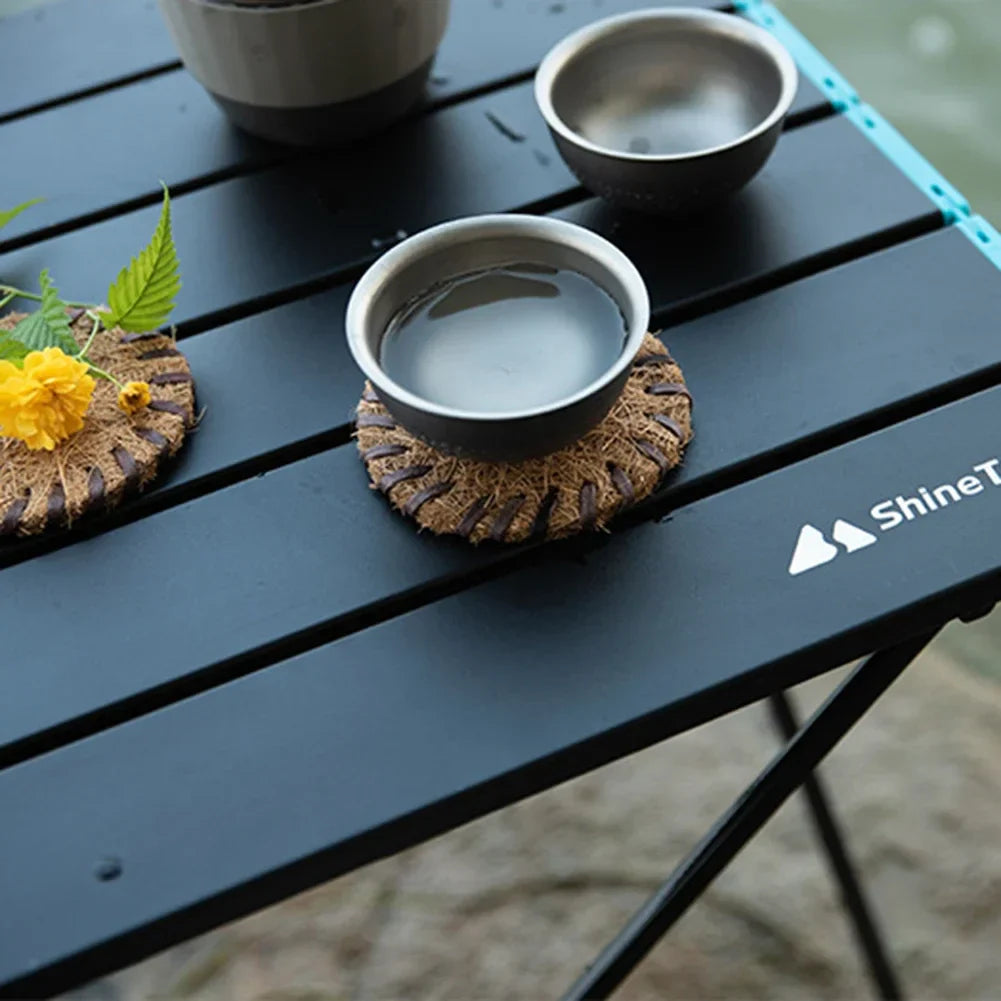 Ultralight Portable Folding Camping Table Foldable Outdoor Dinner Desk High Strength Aluminum Alloy For Garden Party Picnic BBQ