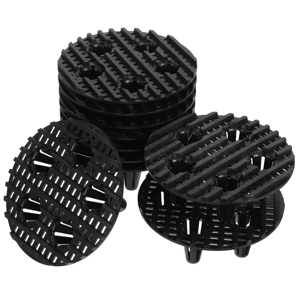 10pcs Durable Plastic Pot Feet Insect Net Anti Skid Elevator Stand for Flower Pots Gardening Plant Container Patio Deck