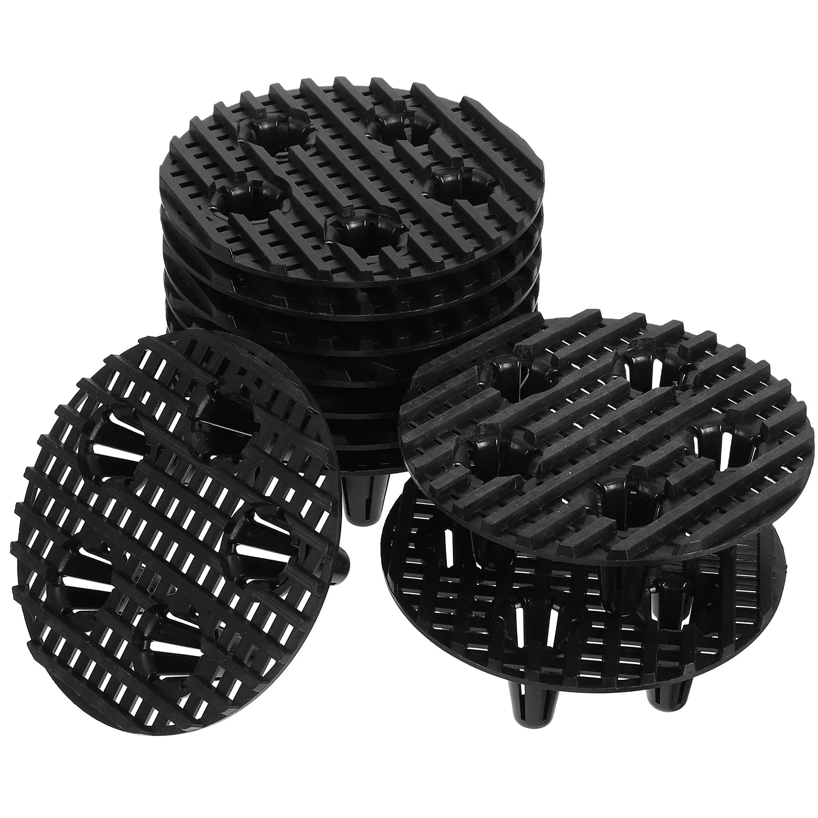 10pcs Durable Plastic Pot Feet Insect Net Anti Skid Elevator Stand for Flower Pots Gardening Plant Container Patio Deck