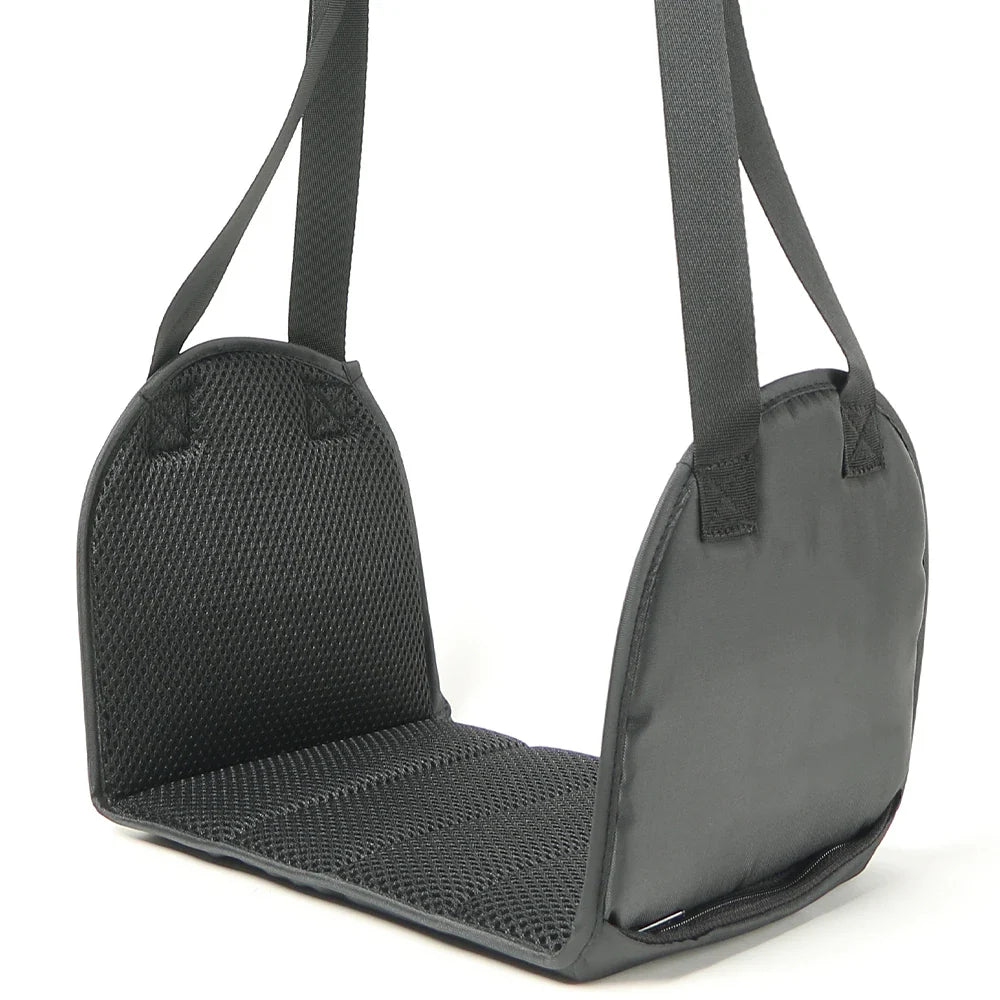 Newest Airplane Foot Hammock Airline Foot Rest With Removable Pad Adjustable Strap Foot Hammock With Menory Foam For Travel