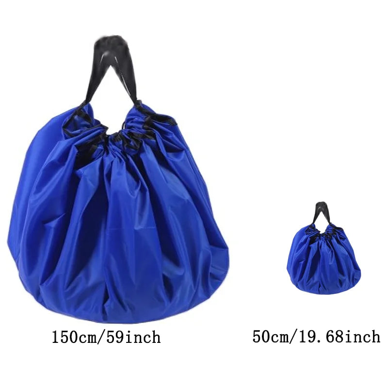 Multifunction Portable Kids Toys Quick Storage Organizer Bags Outdoor Toy Cushion