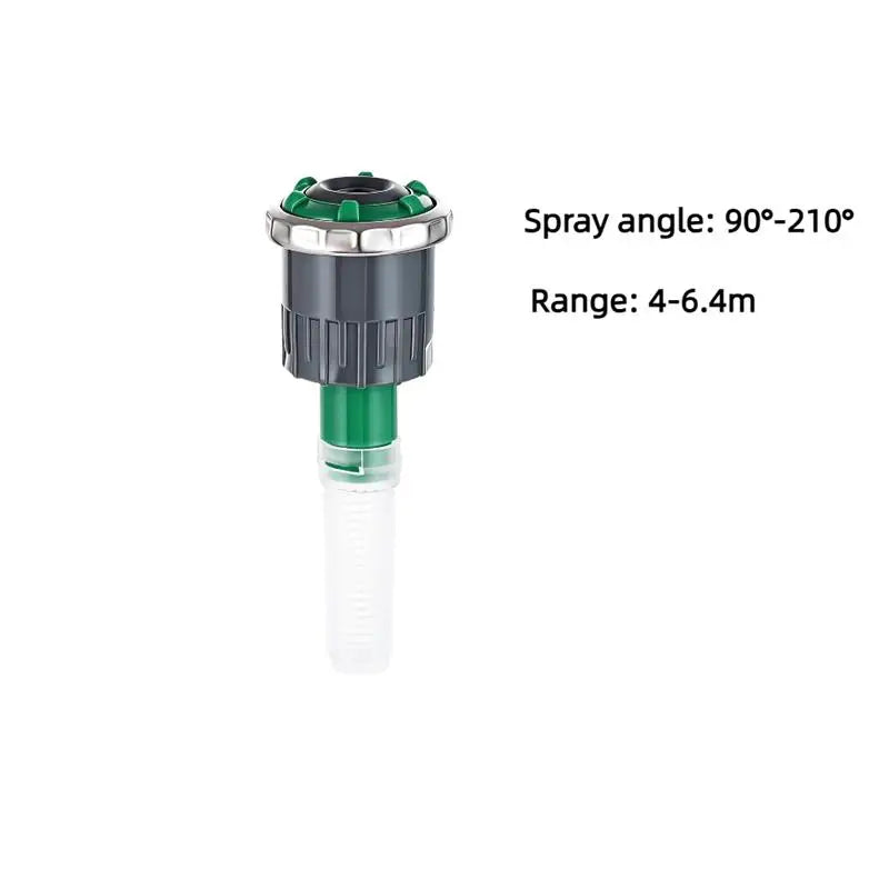 1Pc Adjustable Ray Jet Nozzle Sprinkler with 90-210/360 Arc 2.5-9.1m Range for Garden Lawn Irrigation Rotary Sprinkler