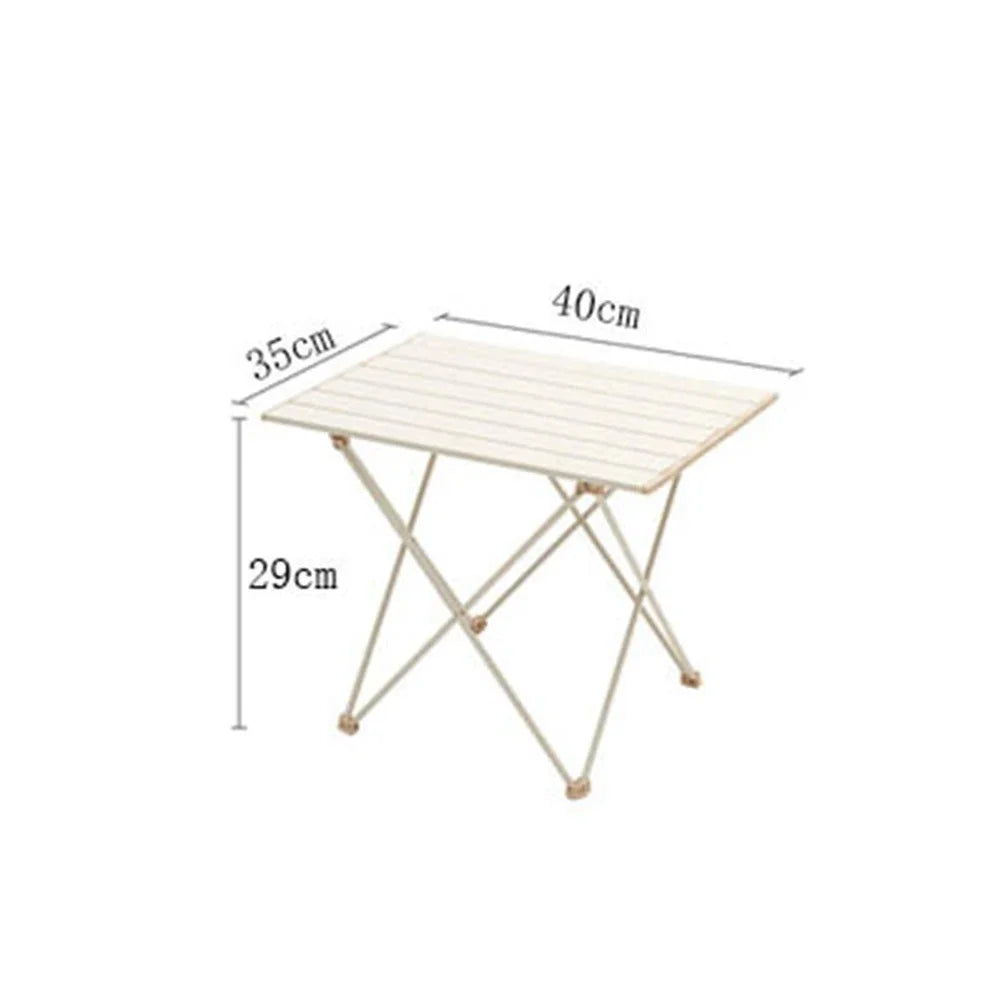 Ultralight Portable Folding Camping Table Foldable Outdoor Dinner Desk High Strength Aluminum Alloy For Garden Party Picnic BBQ