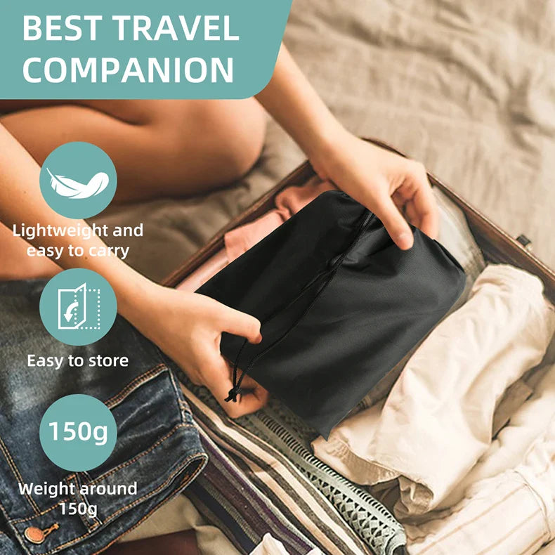 Newest Airplane Foot Hammock Airline Foot Rest With Removable Pad Adjustable Strap Foot Hammock With Menory Foam For Travel
