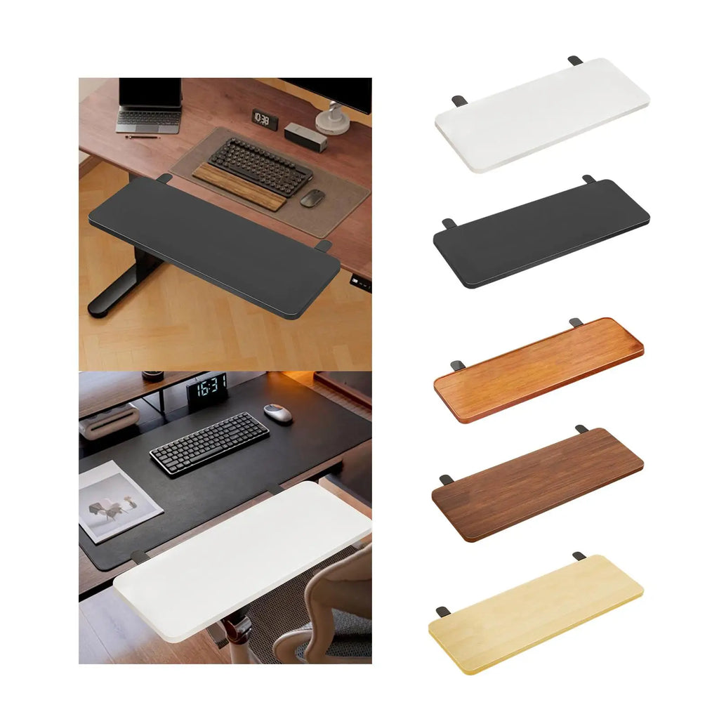 Desk Extender Board for Computer Table Clamp on Sturdy Support Desktop Extension Board 50x20cm Wrist Support widening Board