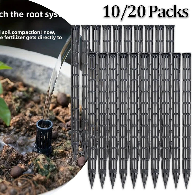 10/20Pcs Deep Breathable Fertilizer Tube for Flower Pots To Prevent Root Rot, Potted Plants, Succulent Maintenance Tools