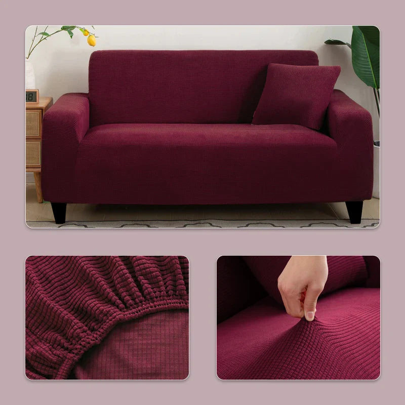 Elastic Jacquard Sofa Cover 1/2/3/4/5 Seater Couch Cover Sofa Covers Versatile Furniture Protection Slipcover For Living Room