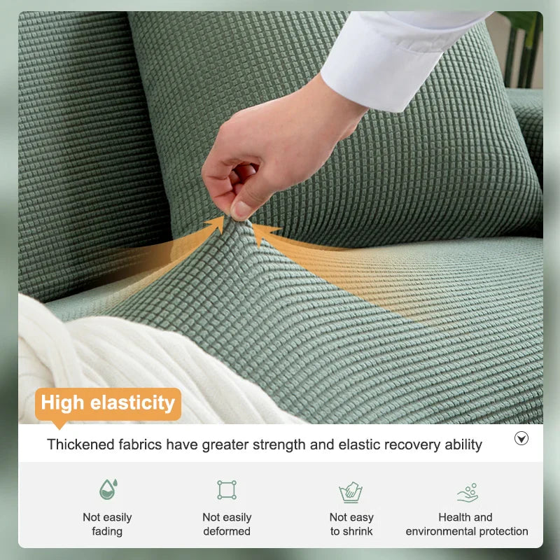 Elastic Jacquard Sofa Cover 1/2/3/4/5 Seater Couch Cover Sofa Covers Versatile Furniture Protection Slipcover For Living Room