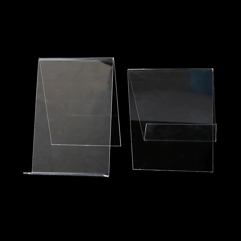 1pc Acrylic Book Display Stand Photo Frame Brochure Artwork Holder Organizer