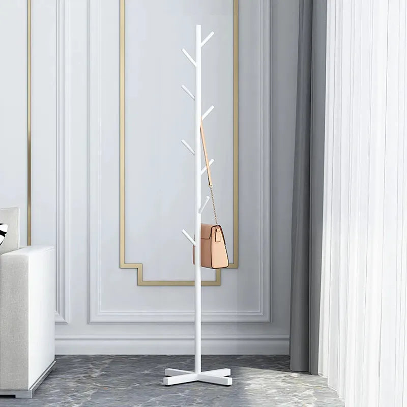 Household Clothes Hanger Floor-standing Bedroom Simple Clothes Hanger Clothes Rack Popular Coat Rack Clothes Hanger Storage