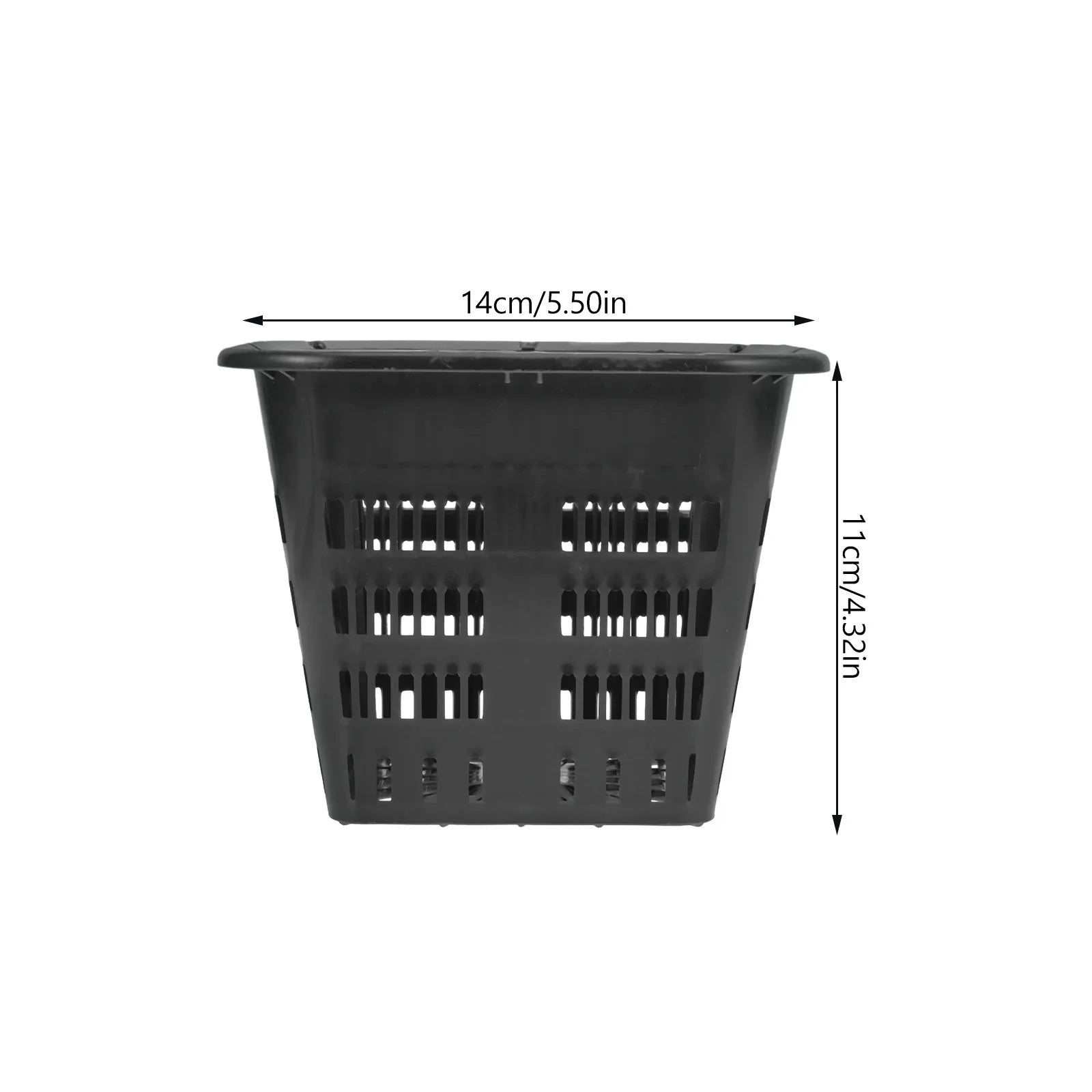 8Pcs Hydroponic Vegetable Basket Net Pots Garden Containers Plastic Net Pot Root Control Device Orchid Aquatic Plant